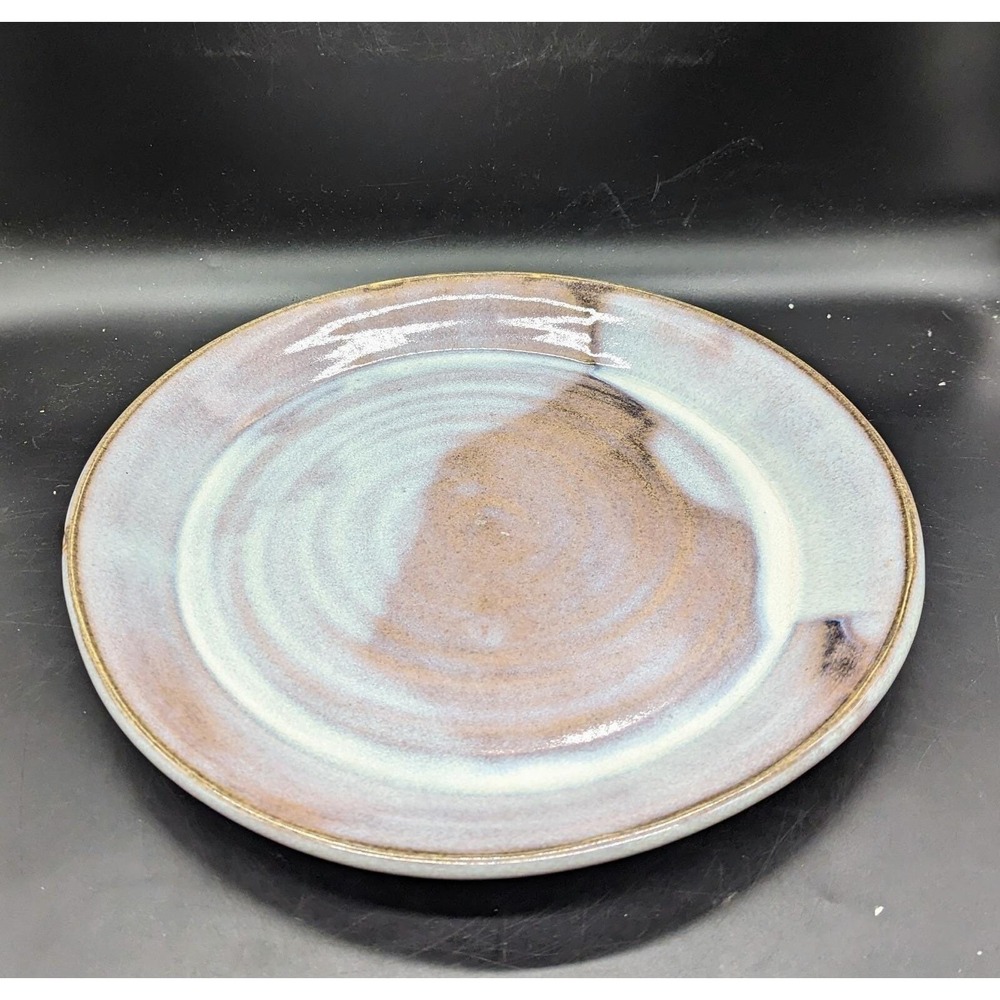 Vintage Studio Art Pottery 13.5" Charger Plate Decor Signed